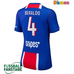 Paris Saint-Germain Lucas Beraldo #4 Replik Heimtrikot Damen 2026-27 Kurzarm